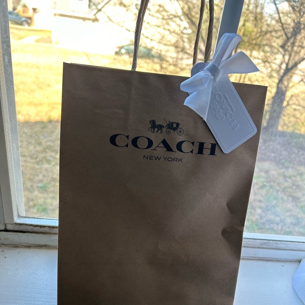 Coach Re-usable Bags w/branded Tissue Paper